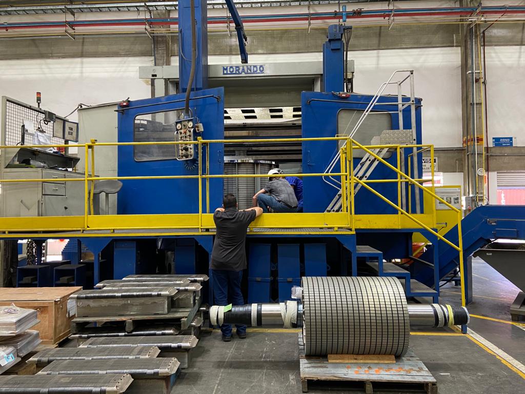 Morando – Torno Vertical — Usinagem de grandes diâmetros